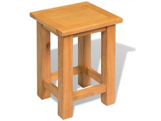Odkládací stolek 27 x 24 x 37 cm masivní dubové dřevo