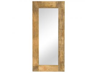 Zrcadlo z masivního mangovníkového dřeva 50 x 110 cm