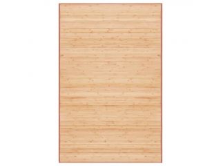 Bambusový koberec 100 x 160 cm hnědý