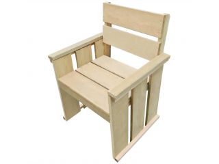Zahradní židle impregnované borové dřevo