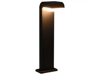 Venkovní LED lampa 9 W černá oválná