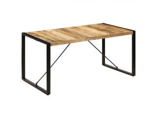 Jídelní stůl 160 x 80 x 75 cm masivní mangovníkové dřevo