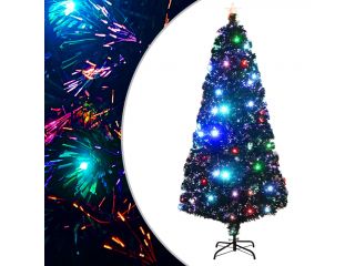 Umělý vánoční stromek se stojanem a LED 180 cm optické vlákno