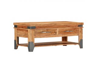 Konferenční stolek 110 x 52 x 45 cm masivní akáciové dřevo