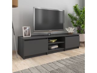 vidaXL TV stolek šedý 140 x 40 x 35,5 cm dřevotříska