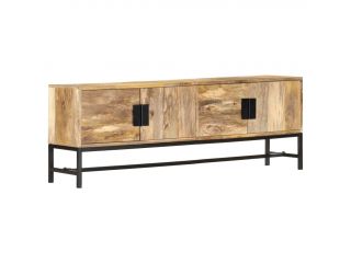 TV stolek 140 x 30 x 50 cm masivní mangovníkové dřevo