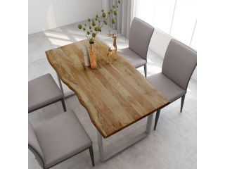 Jídelní stůl 160 x 80 x 76 cm masivní akáciové dřevo