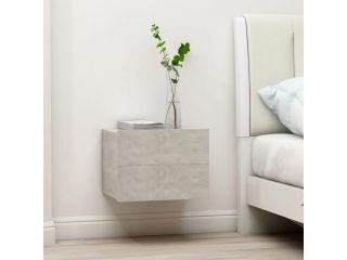 Noční stolek betonově šedý 40 x 30 x 30 cm dřevotříska