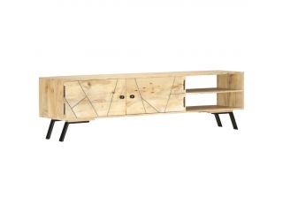 TV stolek 140 x 30 x 40 cm masivní mangovníkové dřevo