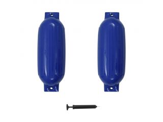 vidaXL Lodní fender 2 ks modrý 69 x 21,5 cm PVC