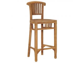 Barová židle masivní teakové dřevo