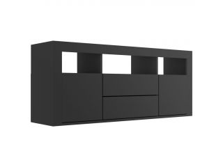vidaXL TV stolek černý 120 x 30 x 50 cm dřevotříska