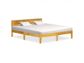 Rám postele masivní mangovníkové dřevo 180 cm