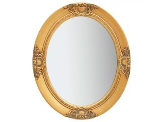 Nástěnné zrcadlo barokní styl 50 x 60 cm zlaté