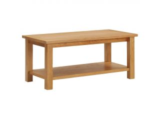 vidaXL Konferenční stolek 90 x 45 x 40 cm masivní dubové dřevo
