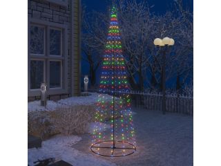 Vánoční stromek kužel 330 barevných LED diod 100 x 300 cm