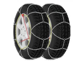 vidaXL Sněhové řetězy na pneumatiky 2 ks 16 mm SUV 4x4 velikost 390