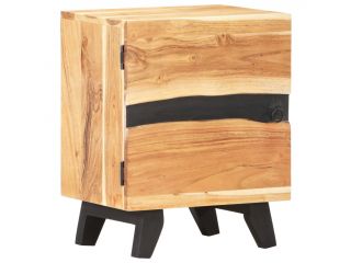 Noční stolek 40 x 30 x 51 cm masivní akáciové dřevo