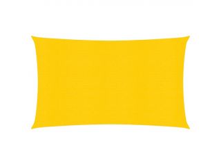 vidaXL Stínící plachta 160 g/m² žlutá 2,5 x 5 m HDPE