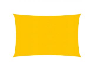 vidaXL Stínící plachta 160 g/m² žlutá 3 x 5 m HDPE