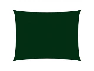 vidaXL Stínící plachta oxfordská látka obdélník 2,5 x 4 m tmavě zelená