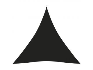 vidaXL Stínící plachta oxfordská látka trojúhelníková 6x6x6 m černá