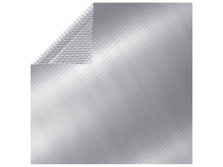 vidaXL Krycí plachta na bazén stříbrná 488 x 244 cm PE