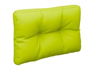 Poduška na pohovku z palet jasně zelená 50 x 40 x 12 cm