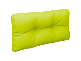 Poduška na pohovku z palet jasně zelená 70 x 40 x 12 cm