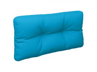 Poduška na pohovku z palet modrá 80 x 40 x 12 cm