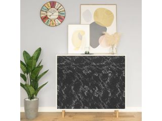 Samolepící tapeta na nábytek černý kámen 500 x 90 cm PVC