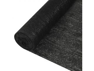 vidaXL Stínící tkanina černá 1 x 10 m HDPE 150 g/m²