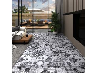 vidaXL Samolepicí podlahová krytina PVC 5,21 m² 2 mm šedý vzor