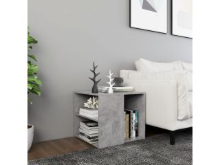 Odkládací stolek betonově šedý 50 x 50 x 45 cm dřevotříska