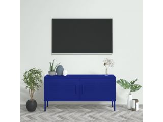 TV skříňka námořnicky modrá 105 x 35 x 50 cm ocel