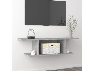 Nástěnná TV skříňka betonově šedá 103 x 30 x 26,5 cm