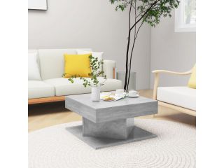 Konferenční stolek betonově šedý 57 x 57 x 30 cm dřevotříska
