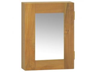Zrcadlová skříňka 30 x 10 x 40 cm masivní teakové dřevo