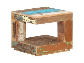 Konferenční stolek 45 x 45 x 40 cm masivní recyklované dřevo