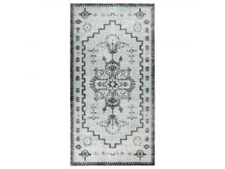 Venkovní koberec hladce tkaný 80 x 150 cm zelenošedý