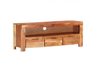 TV stolek 110 x 30 x 40 cm masivní akáciové dřevo