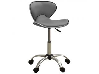 vidaXL Kancelářská židle šedá umělá kůže