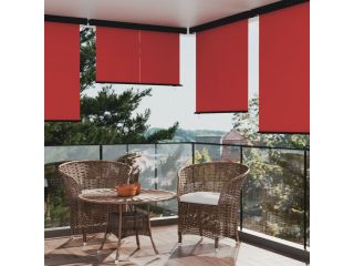 Balkonová zástěna 170 x 250 cm červená