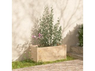 vidaXL Zahradní truhlík 100 x 50 x 50 cm masivní borovice