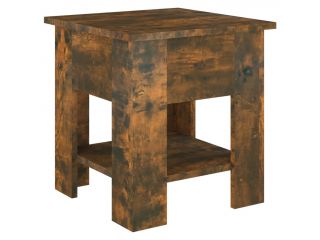 Konferenční stolek kouřový dub 40 x 40 x 42 cm kompozitní dřevo