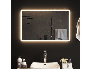 vidaXL Koupelnové zrcadlo s LED osvětlením 80 x 50 cm