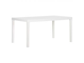Zahradní stůl 150 x 90 x 72 cm PP bílý