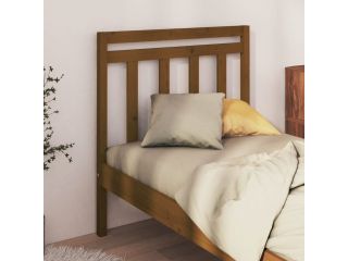 Čelo postele medově hnědé 81 x 4 x 100 cm masivní borovice