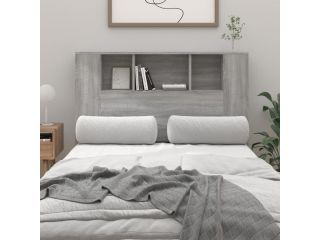 Čelo postele s úložným prostorem šedé sonoma 120x18,5x104,5 cm