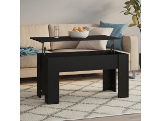 Konferenční stolek černý 101 x 49 x 52 cm kompozitní dřevo